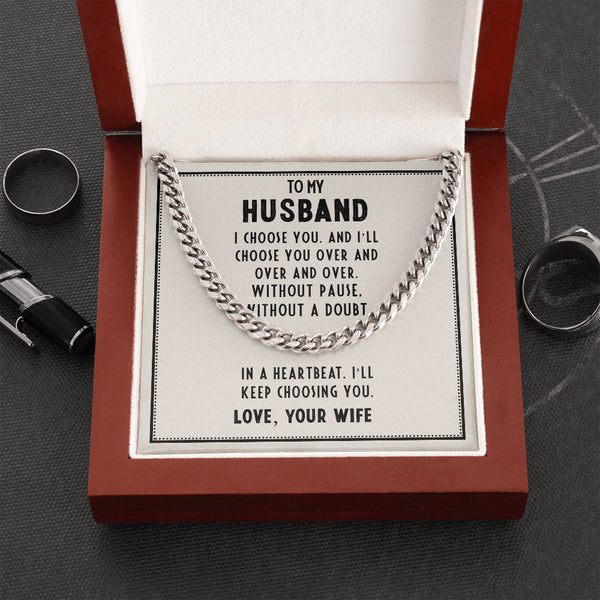 I'll Still Choose You - Cubanlink Message card From Wife